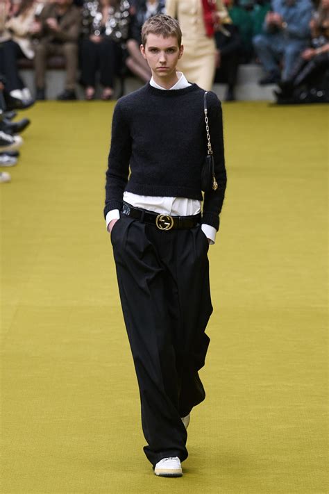 celebrities gucci belt|3 Gucci Belt Outfit Ideas As Seen at the Fall 2023 Runway Show.